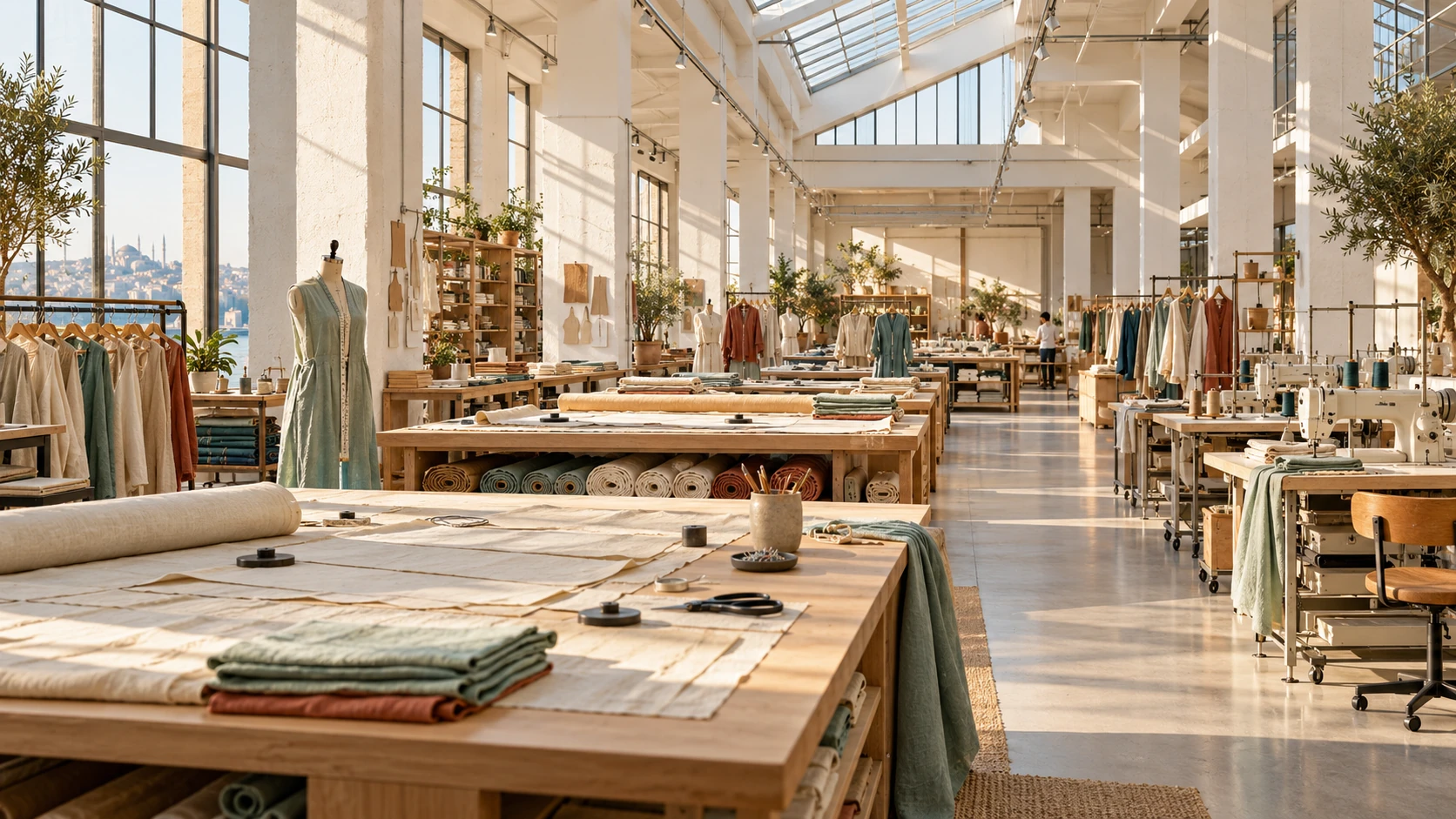 Illustrative bright production facility