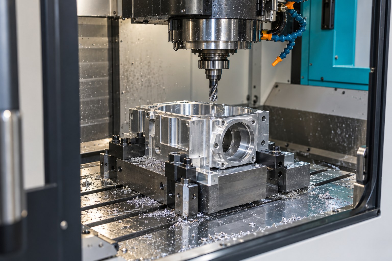 Illustrative CNC manufacturing operation