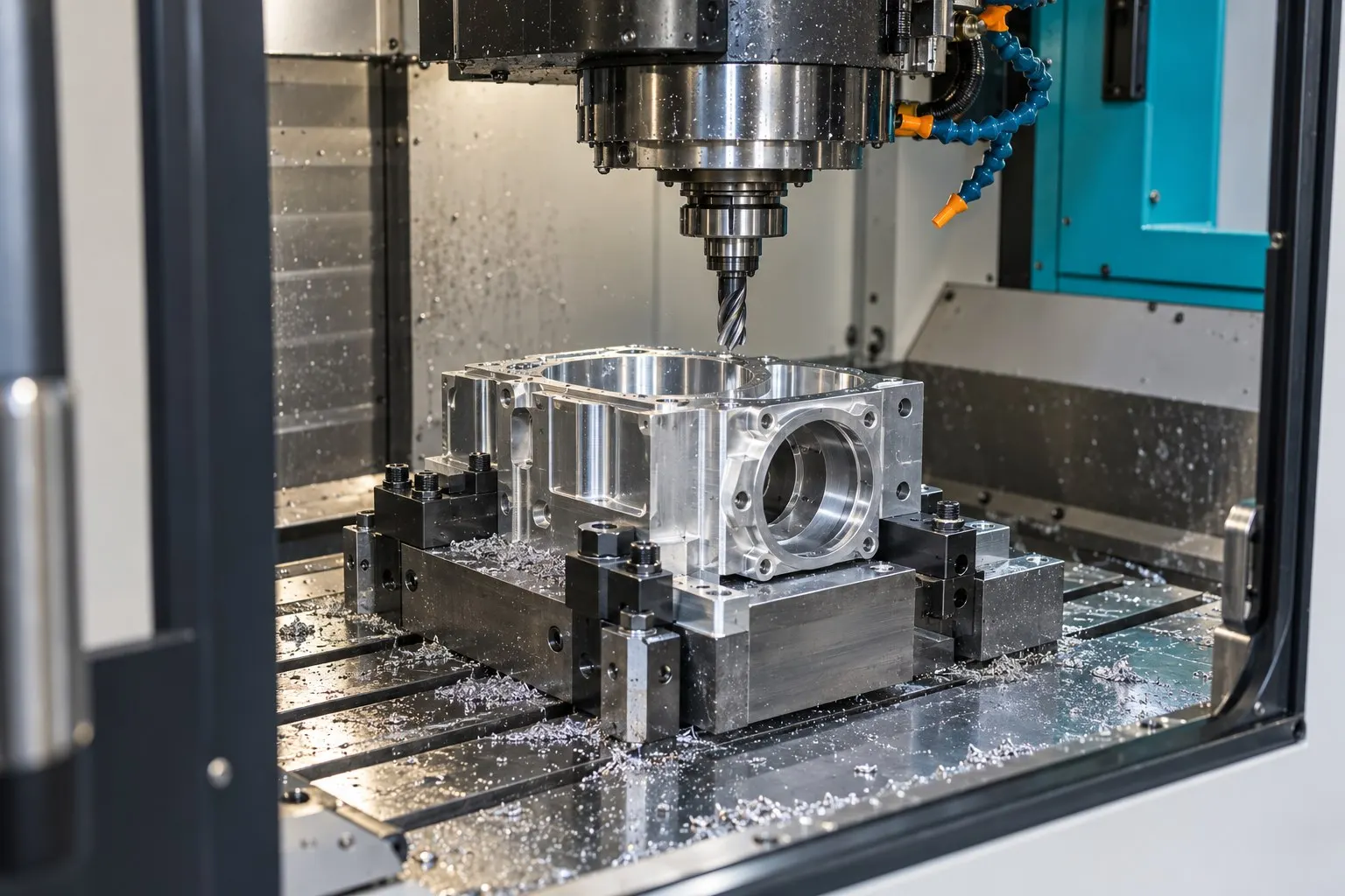 Illustrative CNC manufacturing operation